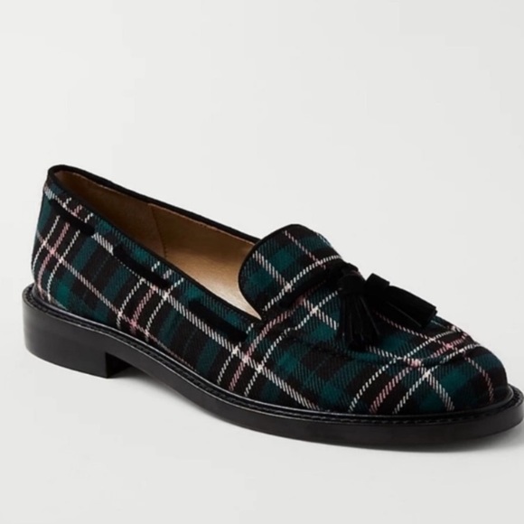 Ann Taylor Shoes - Ann Taylor Plaid Loafers